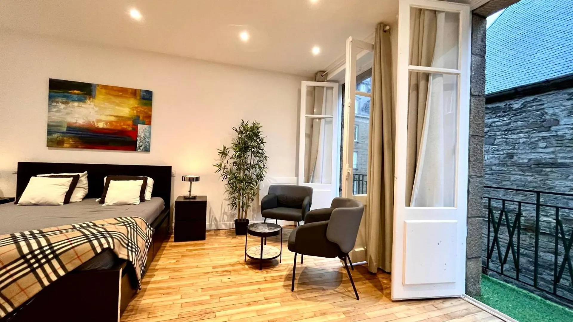 Appartement Superbe Grand Studio Avec Balcon Intra-Muros Saint-Malo France